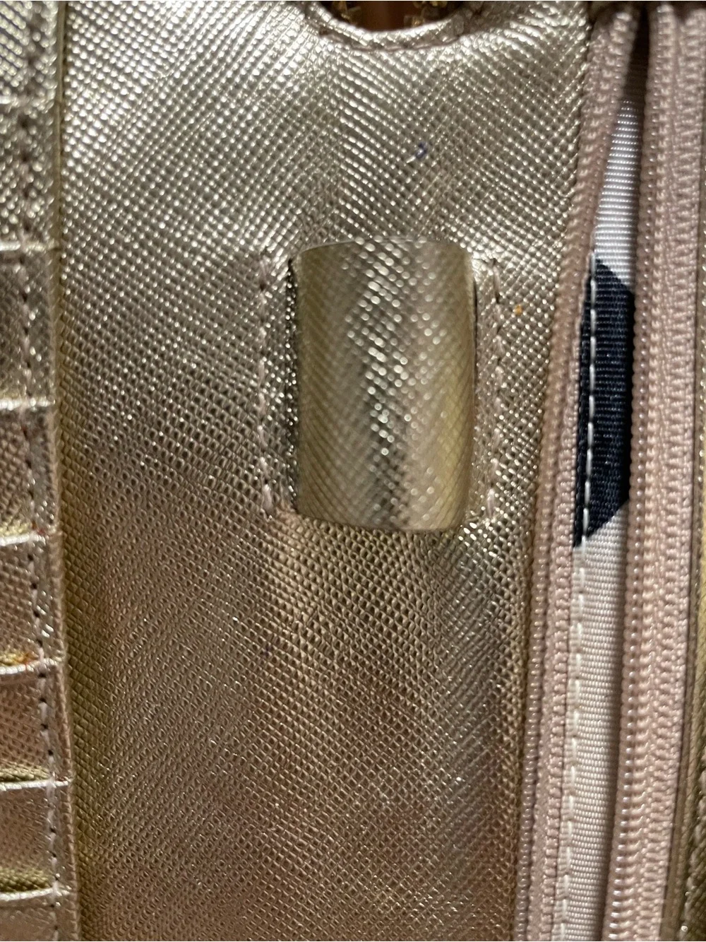 Gold Saffiano Zip-Around Wallet - Women Bags